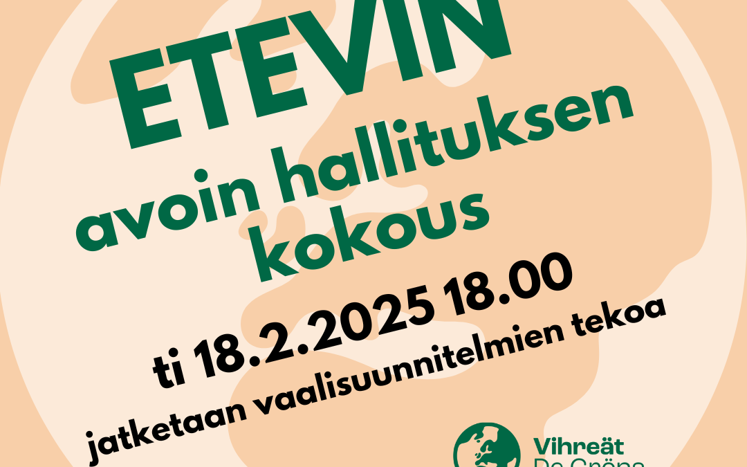 Jatketaan kuntavaalien katukampanjan suunnittelua! (ti 18.2.2025 klo 18->)